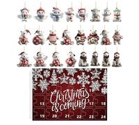 2024 Christmas Polar Bear Advent Calendar, Advent Calendar for Kids, Cute Polar Bear Advent Calendar 2024, Toy Advent Calendar 2024, 24 Day Christmas Countdown Calendar 2024