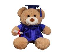 2024 Class Graduation Bear,Graduation Bear Plush Toys,Graduation Decoration and Girls,2024 Graduation Plush Graduation Bear,Plush Bear with Hat,Doctoral Celebration Dress