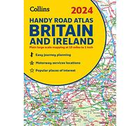 2024 Collins Handy Road Atlas Britain and Ireland: A5 Spiral (Collins Road Atlas)