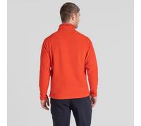 2024 Craghoppers Corey VI Half Zip Fleece - CMA1287 - Titan Blue / Macaw Red