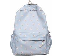 2024 Cute Preppy Bag Floral Printed Kawaii-Backpack, Casual Daypack Ladies Backpacks Rucksack Handbags, Large Capacity Aesthetic Backpack (C)
