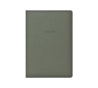2024 Day A Page A5 Diary Vegan Friendly Diary Padded Cover Organiser Planner (Pink)