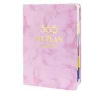 2024 Diary Planner,A5 Weekly Calendar Book with Tabs,Soft Leather Pink Marble Cover,Daily Diary Notebook,from Jan 2024 - Dec 2024,8.4 x 5.7 inch