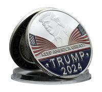 2024 Donald Trump Challenge Coin 47th President of The United States Metal Memorial Medal Fans Collection Gift