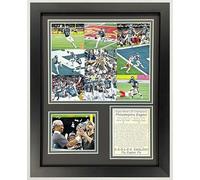 2024 Eagles SB LIX 59 Champions | Collectible Philadelphia Football Memorabilia | Framed Picture and Photo Collage Gifts | (Mosaic, 12"x15", Framed)