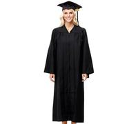 2024 Graduation Gown Set,Matte Graduation Gown and Cap Tassel Set | for College High School Graduates, Judge Robe Costumes, Choir Robes for Church