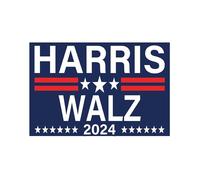 2024 Harris Waltz Yard Sign Election for Democracy Kamala Harris Tim Walz for President Sign Outdoor Lawn Sign