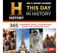 2024 History Channel This Day in History Wall Calendar: 365 Remarkable People, Extraordinary Events and Fascinating Facts (Hanging Monthly Photography Calendar & Gift) (Moments in HISTORY™ Calendars)