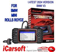 2024 iCarsoft BMM V3 Full System Diagnostic Scan Tool For BMW, Mini, Rolls Royce