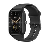 2024 IDW13 Smart Watch For Men Woman Bluetooth Call Smartwatch Build-in Alexa 5ATM IP68 Waterproof Heart Rate Fitness (Black)