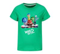 2024 Inside Out 2 Anime T-Shirt Kids Funny 100% Cotton Tee Girls Boys Printed Fancy Cartoon Tops Sweatshirt for 4-13 Years Green