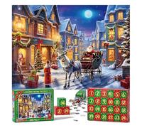 2024 Jigsaw Puzzle, 1000 Pieces Holiday Jigsaw Puzzle, Christmas Puzzle, Jigsaw 2024 Christmas Countdown Calendar Toy Puzzles, Jigsaw Puzzles For Adults