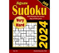 2024 Jigsaw Sudoku: 366 Very Hard Puzzles for Every Day of the Year (Game Calendars Series)