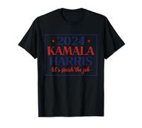 2024 Kamala Harris for President T-Shirt, Let's Finish The J T-Shirt