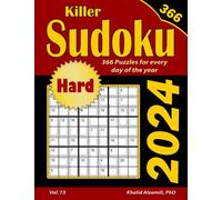 2024 Killer Sudoku: 366 Hard Puzzles for Every Day of the Year (Game Calendars Series)