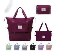 2024 Large Capacity Travel Bag Lightweight Waterproof Nylon Canvas Carry On Luggage Storage for Sports Gym 1 Piece Large