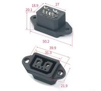 2024 Male Elbow ACDC Power Connector 24v for Storage Systems for 6a Rated Fresh Charging Lithium Battery Car Energy Connector with Energy Pla (2 4 Elbow Female)