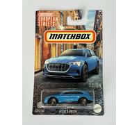 2024 Matchbox European Streets Audi E-Tron Blue 22/24 (Long Card) HVV45