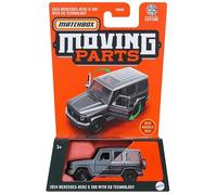 2024 Matchbox Moving Parts Mercedes-Benz G 580 with EQ Technology (EQG) Metallic Silver 44/54 HVM77