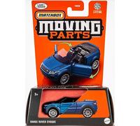 2024 Matchbox Moving Parts Range Rover Evoque Metalflake Blue 28/54 HVN11