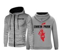 2024 Men’s Hooded Sweatshirts for Linkin Park Hoodie Long Sleeve Pullover Casual Drawstring Hoody Top For Linkin Park Zip Up Jacket Hoodie Jumpers Spring Tracksuits,A-XXL
