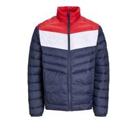 2024 Mens Jack & Jones Hooded Puffer Jacket Long Sleeve Windproof Coat S-2XL