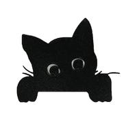 2024 Metal Adorable Cat Door Topper, Halloween Cat Door Corner Topper, Halloween Cat Door Corner Topper, Hanging Decorative Wall Vintage Holiday Spooky Decoration Ornament-Peek Meow