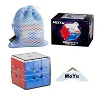 2024 MoYu WeiLong WRM V10 3x3x3 Magic Cloth M Version 3x3 55.5mm Speed Magic Puzzle Cube Stickerless MY8294 with Cube Stand and bag