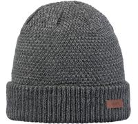 2024 NEW ADULT BARTS BEANIE AIL TURNUP KNIT HAT COLOUR DARK HEATHER GREY TURN UP