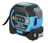 2024 New Almighty Tools Tape Measure, Almighty Ruler, 3-in-1 Rangefinder with Led Display, Laser Measuring Tool (Blue, 40cm)