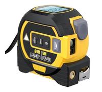 2024 New Almighty Tools Tape Measure, Almighty Ruler, 3-in-1 Rangefinder with Led Display, Laser Measuring Tool (Yellow, 60cm)