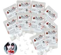 2024 new Blood Bag for Drinks,Reusable Energy Drink Blood Bags Containers Drink Pouches Gag, IV Blood Bags, 150ml Halloween Drink Container Zombie Vampire Halloween Party Props Decoration - 20pcs