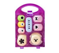 2024 New Creative DIY Puncher Craft Set, Craft Holes Paper Punchers, Handcraft Tool Set, Paper Embossing Machine, Education And Entertainment Function for Hand Working (Style A)