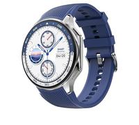 2024 NEW DT Watch X Smart Watch Player 3D AOD Mode Waterproof Smartwatch Wristwatch 4GB Amoled Screen Video Music Wireless Charge (Blue)