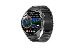2024 New GT4 PRO MAX Smart Men Watch 4 Pro 1.6" HD Color Screen Bluetooth Call Heart rate Blood Pressure Smartwatch (brown leather)