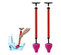 2024 New High Pressure Toilet Unblock A Shot,Universal Toilet Plunger Kit,High Pressure Air Drain Clog Remover,Professional Plumbing Tool for Bathroom Kitchen Bathtub Sink (2 Pieces)