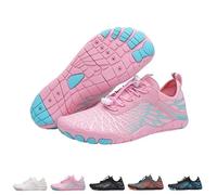 2024 New Hike Footwear Barefoot Womens, Lorax Pro Barefoot Shoes, Waterproof Trail Running Non-Slip Barefoot Shoes (Color : Pink, Size : 4)