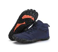 2024 New Hike Winter Footwear Barefoot Shoes for Women Men,Waterproof Winter Barefoot Hiking Boots(Blue,10 UK)