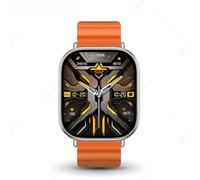 2024 New HK10 Ultra 3 AMOLED Smart Watch Men Women ChatGPT NFC Compass Photo Album Heart Rate Smartwatch for Android IOS HK9 Upgrade (Orange)