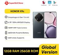2024 New HONOR X9c 5G Global Version 6.78" Anti-drop 120Hz Curved Screen 108MP Dual Cameras 6600mAh Battery Android14 Dual SIM Titanium Purple