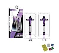 2024 New Invisible Artifact Screen Protector For iPhone, Dust Free Without Bubbles For Iphone X-15 Pro Max, One Click Installation, Anti-Fall and Wear-Resistant (2*HD,12 PRO)