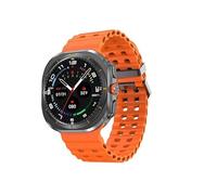 2024 NEW JS Watch 7 Ultra Smart Watch 1:1 47mm Watch7 AMOLED Screen Bluetooth Call Custom Dials Compass Mens Women Smartwatch (Orange)