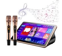 2024 New Karaoke Machine,19.5 Inch Touch Screen, Phone App Control, Free Cloud Download Songs, All In One Karaoke System, with Reverberation Microphone，No Installation Required, 500G Memory