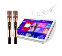 2024 New Karaoke Machine,19.5 Inch Touch Screen, Phone App Control, Free Cloud Download Songs, All In One Karaoke System, with Reverberation Microphone，No Installation Required, 500G Memory
