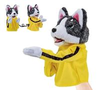 2024 New Kung Fu Husky Boxer Hand Puppets Animal Toy, Husky Boxing Toy Dog Hand Puppet with Sound & Boxing Action | Interactive Boxer Animal Puppets Doll for Kids(1)