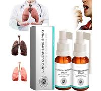 2024 New Lung Cleansing Spray for Lung Cleanse, Respiratory Support and Mucus Relief to Breath Easy - All Natural, Powerful Lung Support & Cleanse (2Pcs)