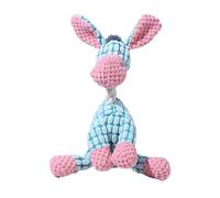 2024 New Pet Dog Chew Toy, Cute Donkey Shaped Chew Toy, Plush Dog Toy, Sturdy Dog Chew Toy, Small Game Toy for Promoting The Between Pets And Owners (Blue)