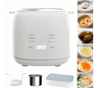 2024 New Rapid Egg Cooker, Fully Automatic Smart Electric Boiler Machine for Steamed, Hard Boiled, Soft Boiled Eggs and Onsen Tamago (White)