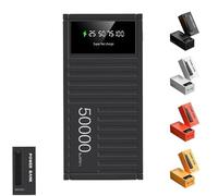 2024 New Super Fast Charging 66w Power Bank, 50,000mah Ultra-High Capacity Power Bank, Portable Charger With Led Display, Compatible With Cell Phone, Tablet, For Outdoors Travel (Black, 50000mah)