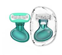 2024 New Women's Short Handle Razor with Five Blades, Can Remove Excess Body Hair From Arms, Legs, Underarms, Private Areas, Etc. Reusable, With Replaceable Razor Heads (F)